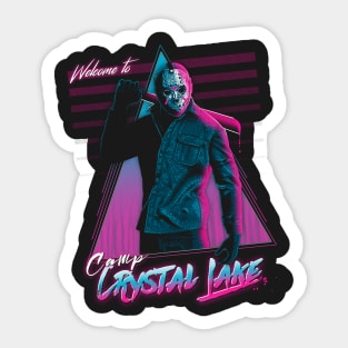 Welcome to camp crystal lake Sticker